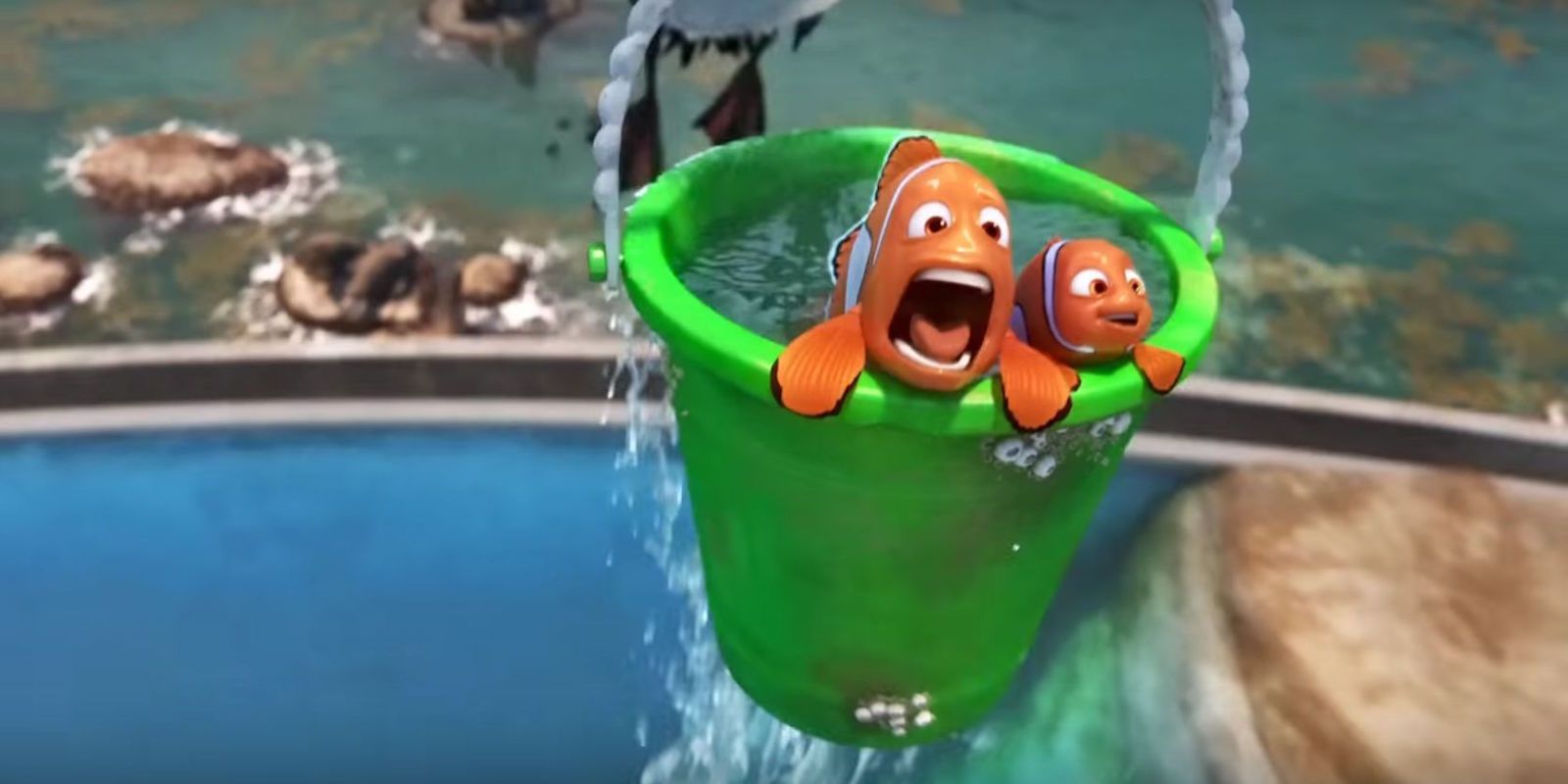 Marlin (Albert Brooks) and Nemo (Hayden Rolence) in Finding Dory