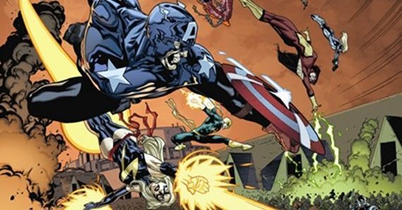 New Avengers Captain America (Bucky) and Ms. Marvel