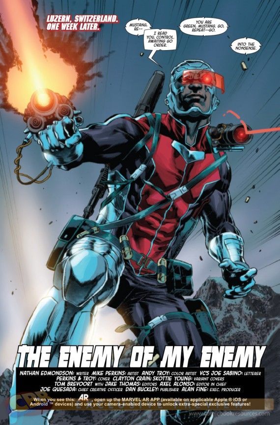 New Deathlok Marvel Comics (The Enemy of My Enemy)