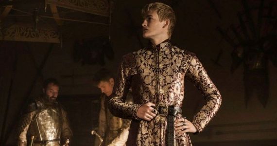 Nicolaj Coster-Waldau and Jack Gleeson in Game of Thrones season 4 episode 1