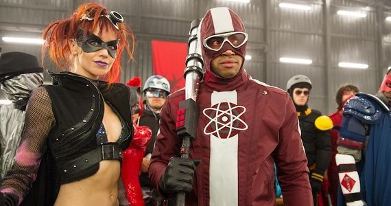 Night Bitch and Dr. Gravity in 'Kick-Ass 2'