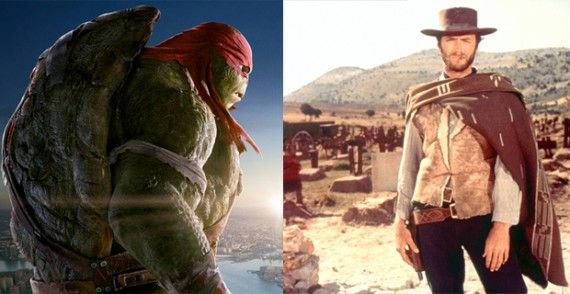 Ninja Turtle Raphael Moddeled After Clint Eastwood