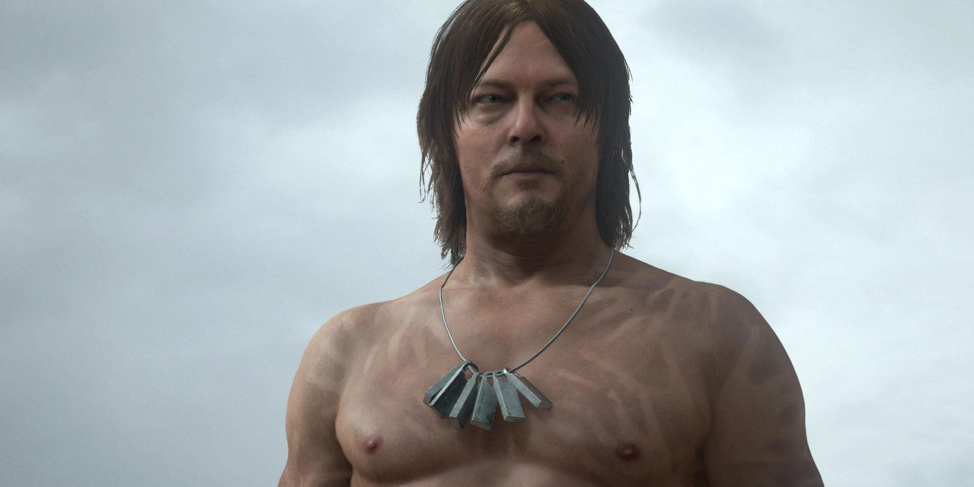 Norman Reedus as the main character in Death Stranding