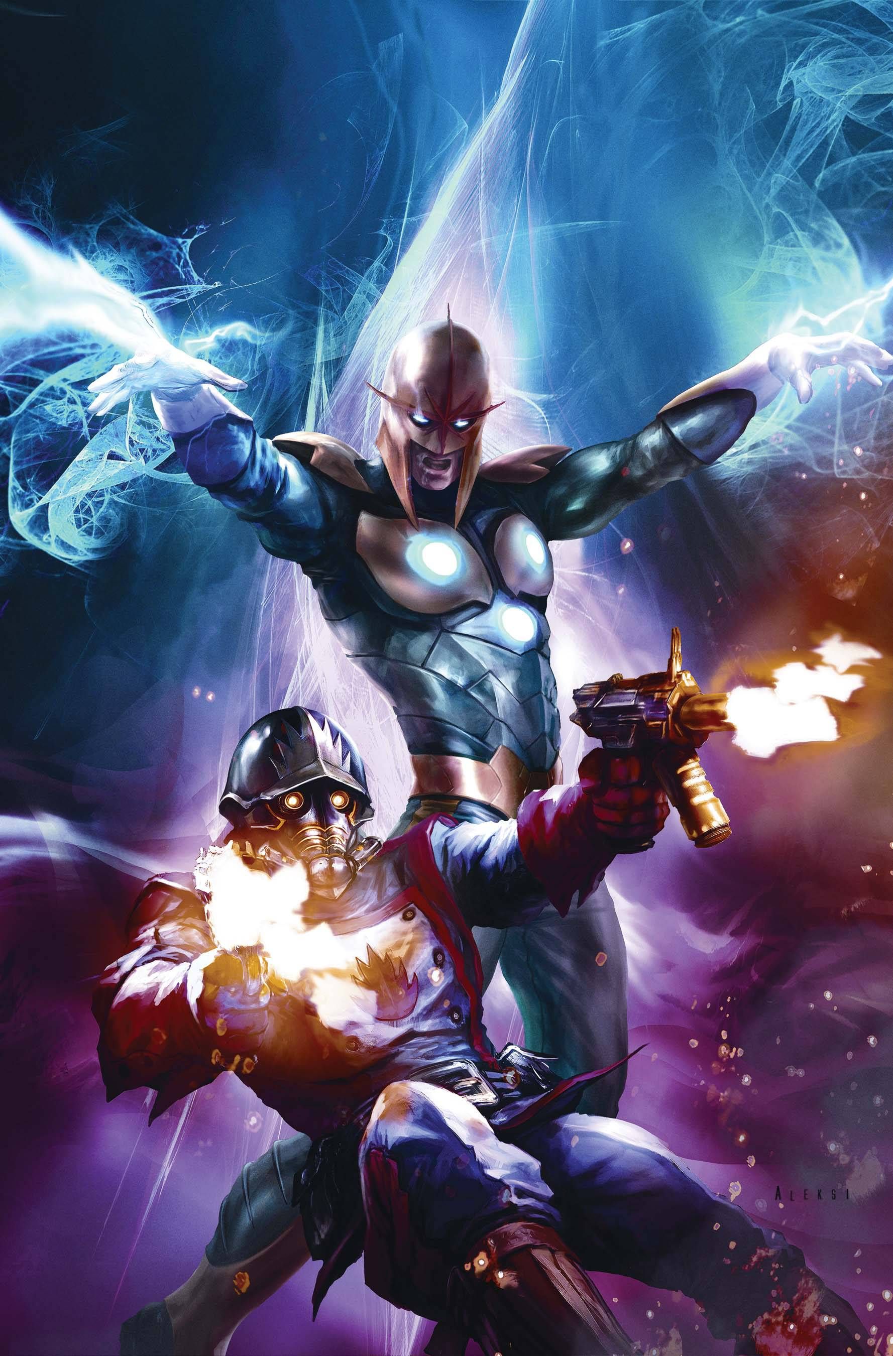 Nova (Richard Rider) and Star-Lord (Peter Quill) Cover Art