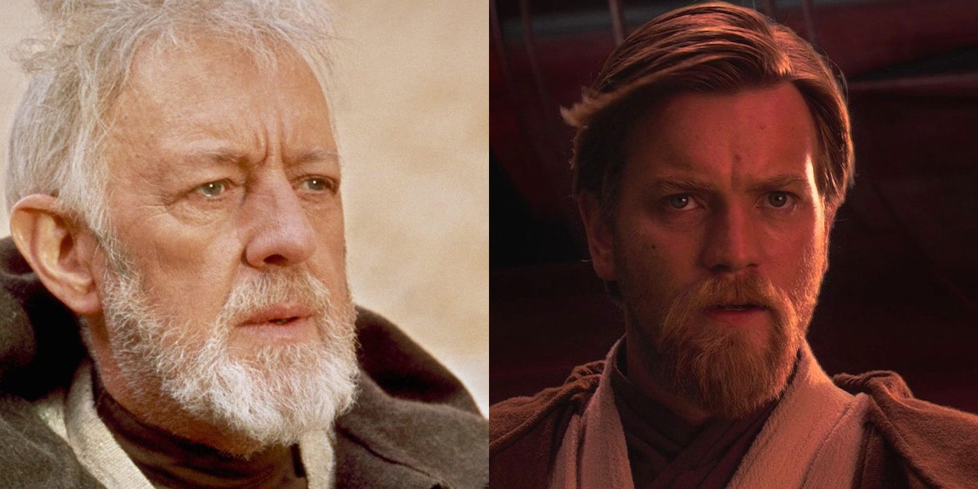 Alec Guinness &amp; Ewan McGregor as Obi-Wan Kenobi