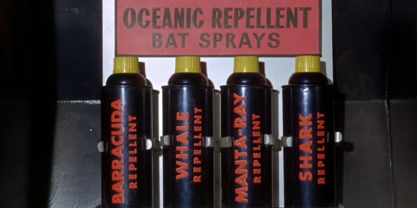 Various Bat sprays from the 1966 Batman movie.