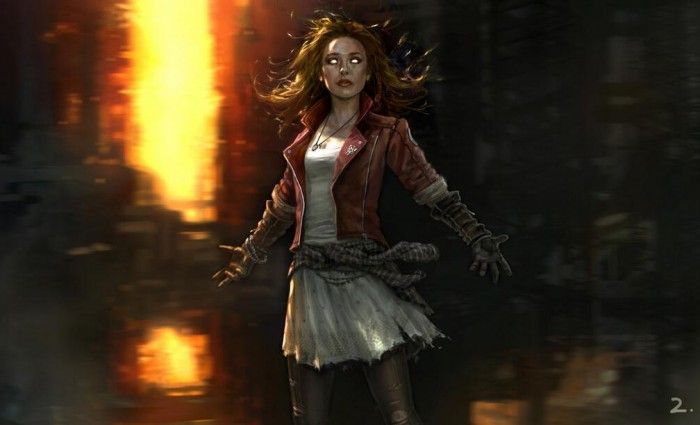 Official Scarlet Witch Concept Art for The Avengers 2: Age of Ultron