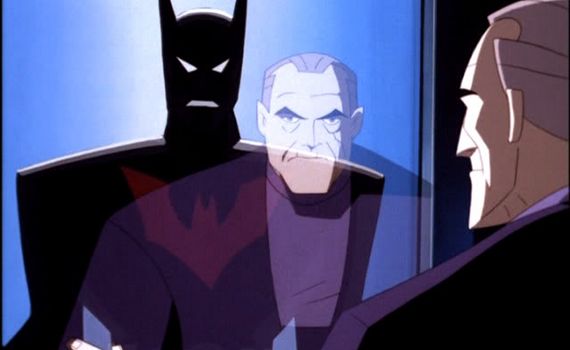 Old Bruce Wayne in 'Batman Beyond'