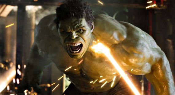 Old School Hulk Face in The Avengers