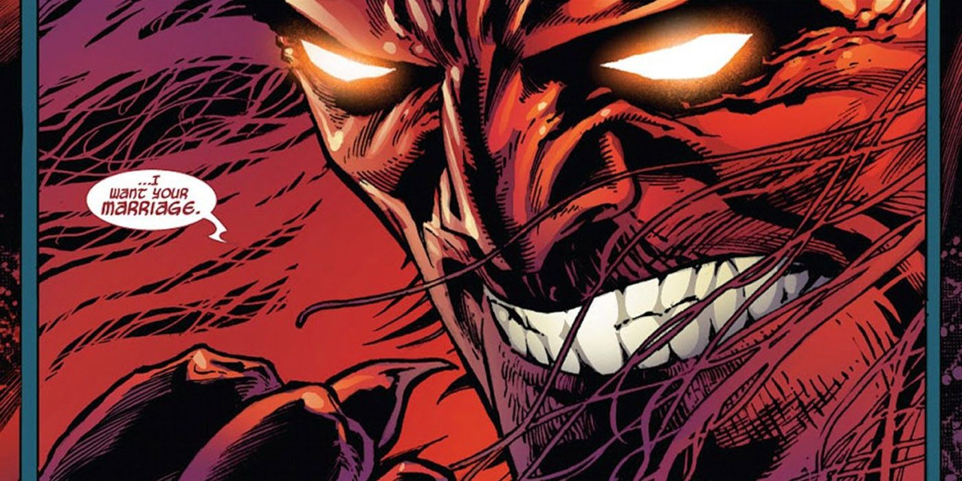 Mephisto aparece nos quadrinhos One More Day.