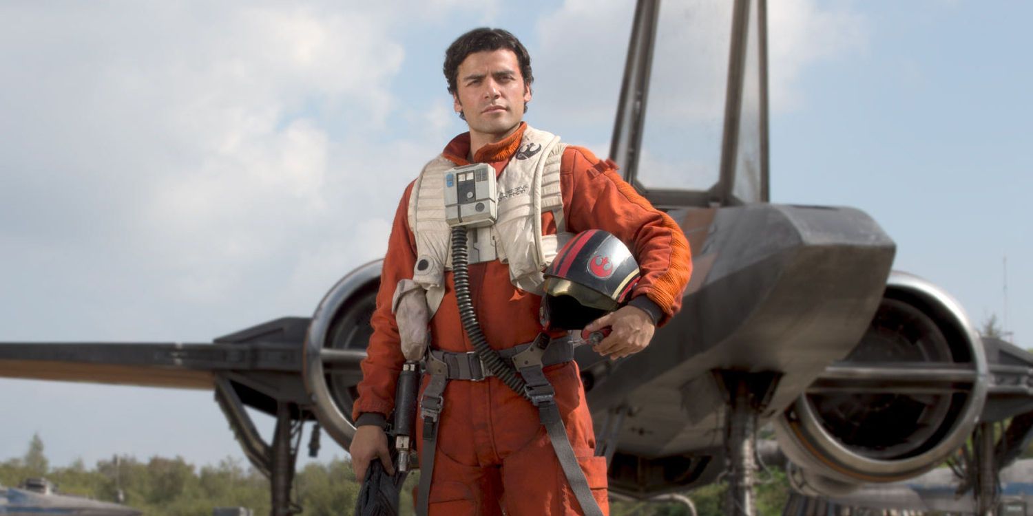 Oscar Isaac as Poe Dameron in Star Wars 7
