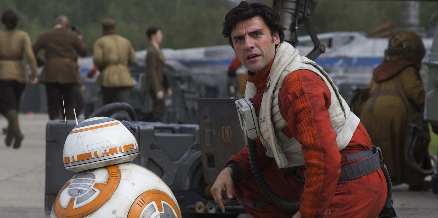 Oscar Isaac in Star Wars The Force Awakens