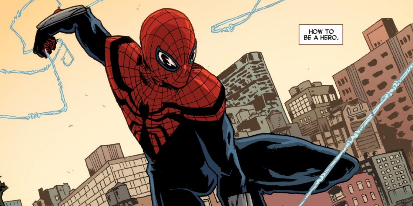 Otto Octavius/Peter Parker as the Superior Spider-Man in Marvel Comics.