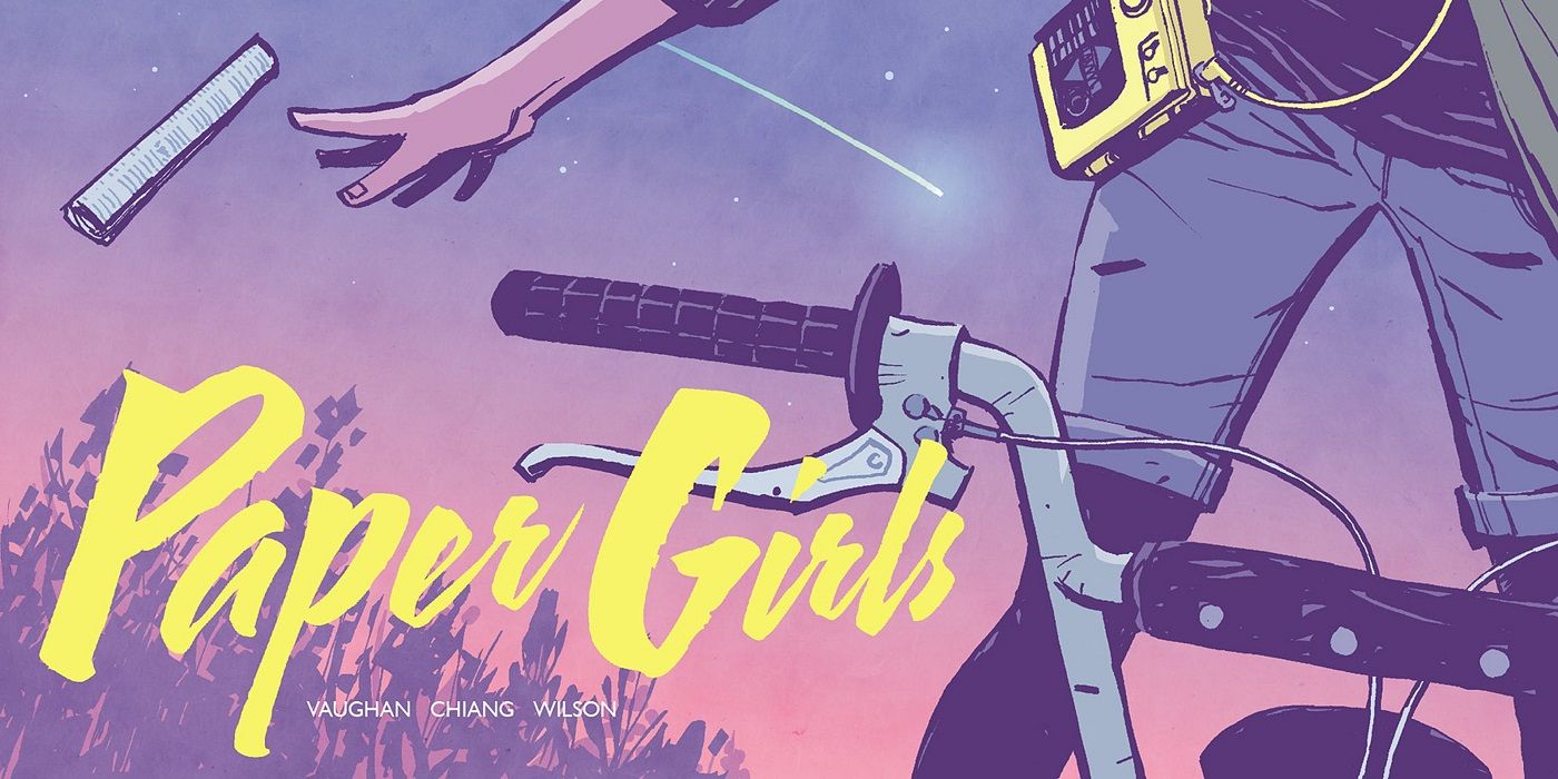 Paper Girls Comic Cover Cropped to Show Title Only
