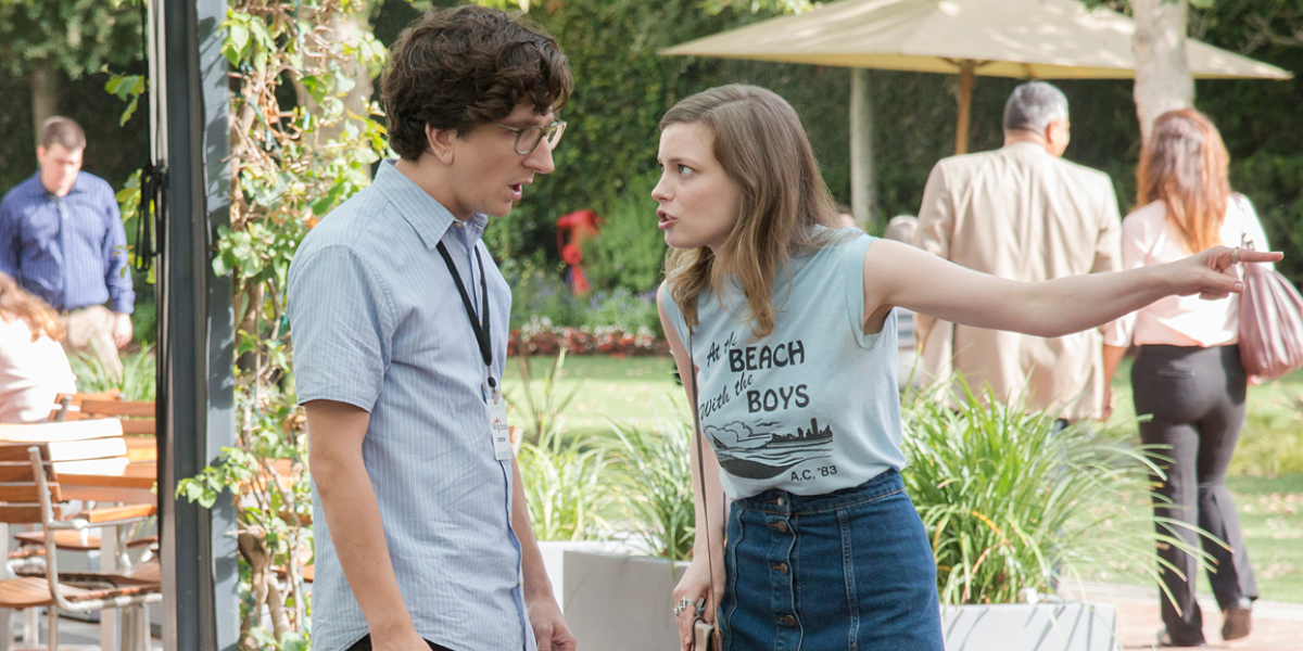 Paul Rust and Gillian Jacobs in Love episode 9 The Table Read