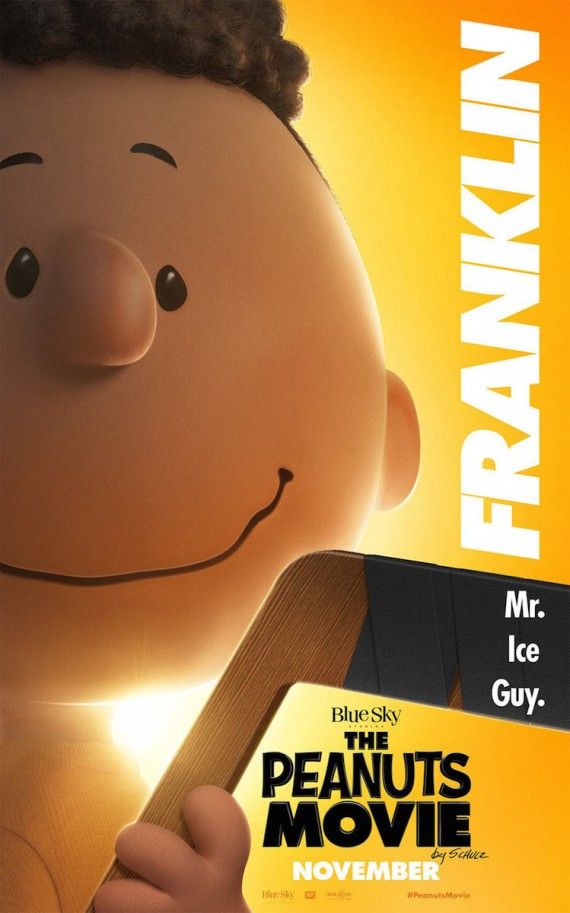 Peanuts Franklin Character Poster