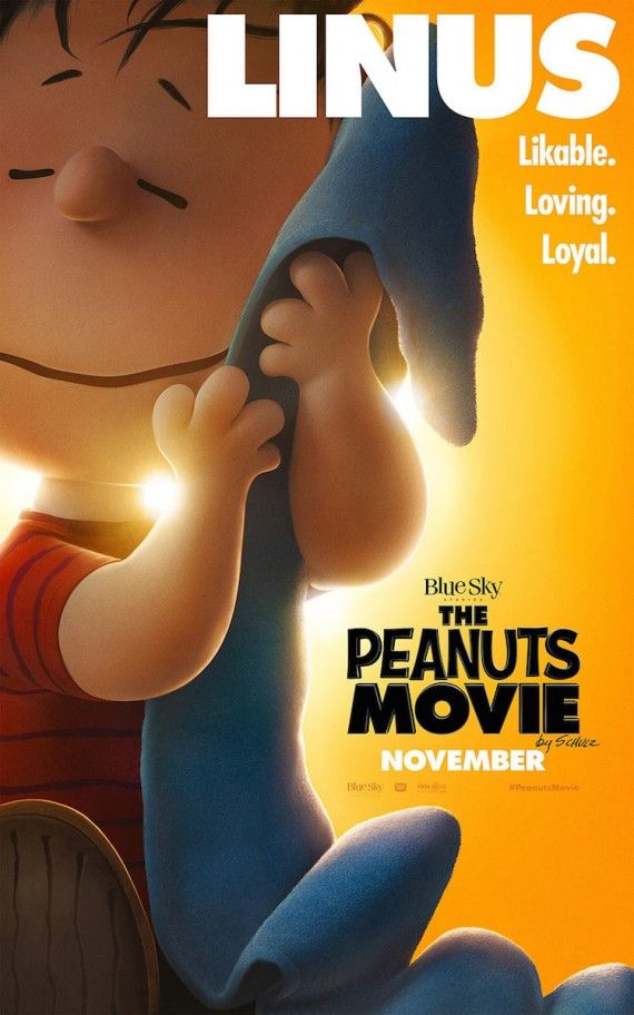 Peanuts Linus Character Poster