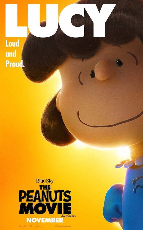 Peanuts Lucy Character Poster