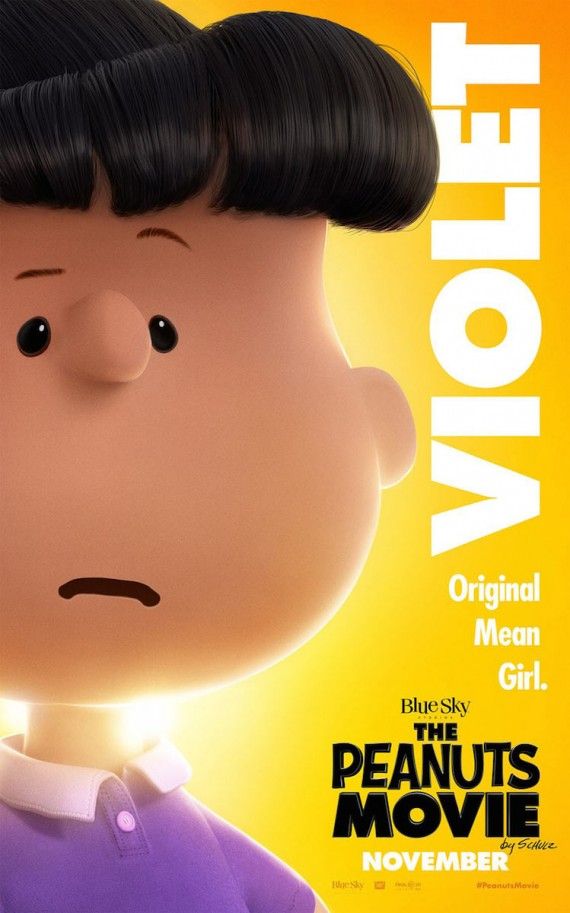 Peanuts Violet Character Poster