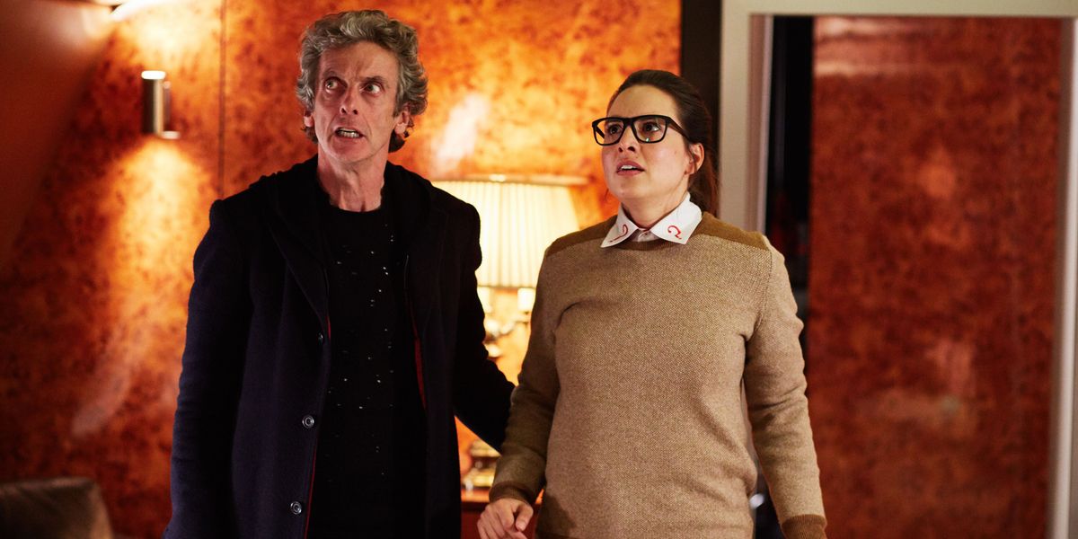 Peter Capaldi and Ingrid Oliver in Doctor Who Season 9 Episode 7