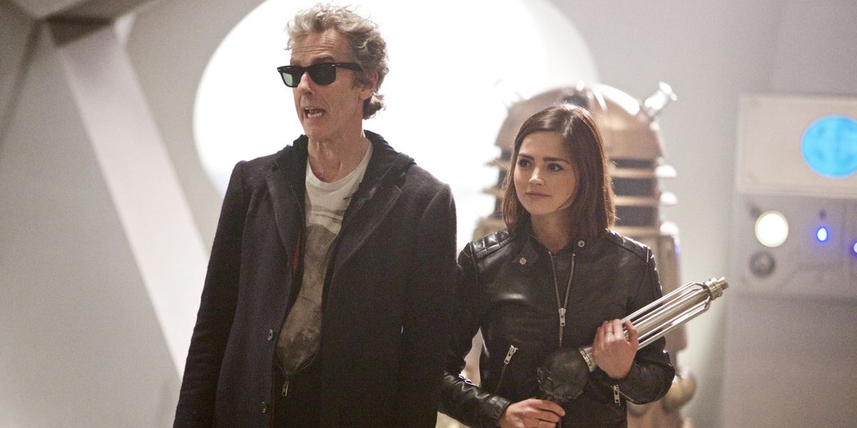 Peter Capaldi and Jenna Coleman in Doctor Who Season 9 Episode 2