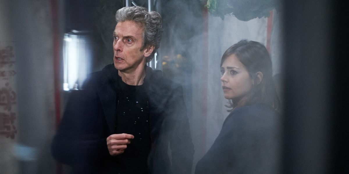 Peter Capaldi and Jenna Coleman in Doctor Who Season 9 Episode 9