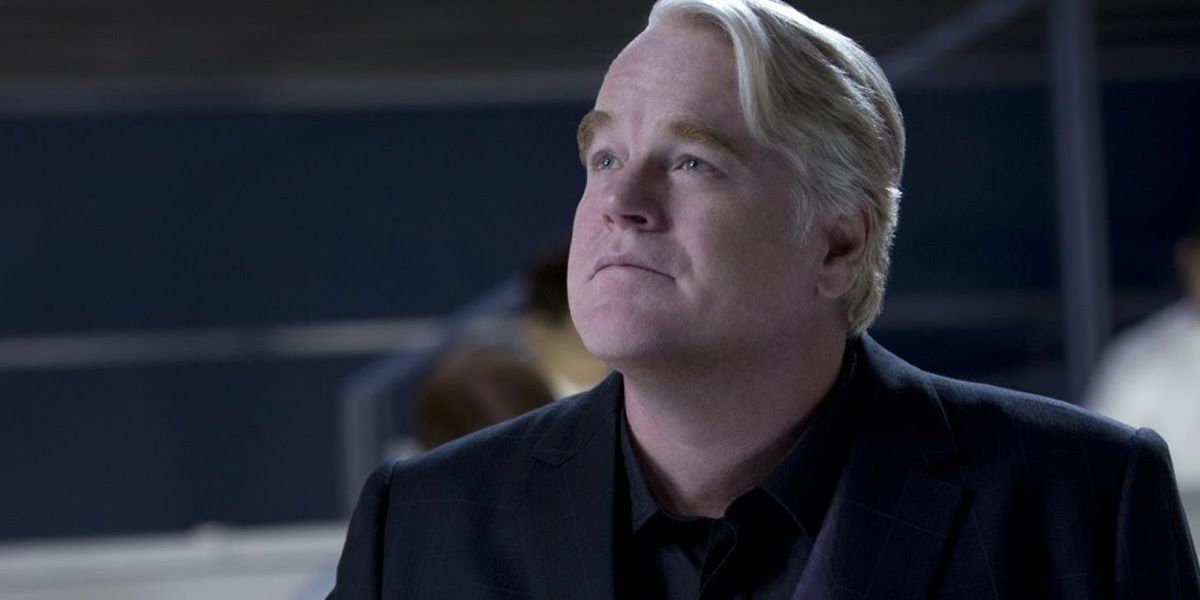 Philip Seymour Hoffman in The Hunger Games Catching Fire
