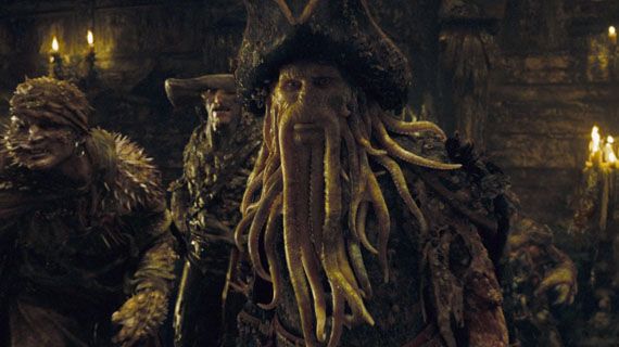 Pirates of the Caribbean visual effects - Davy Jones