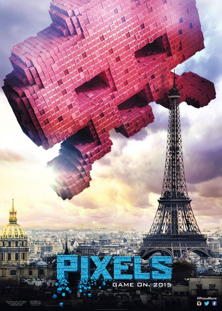 ‘Pixels’ Posters: When Pac-Man Attacks