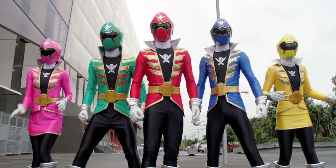 Pink Ranger, Green Ranger, Red Ranger, Blue Ranger, Yellow Ranger