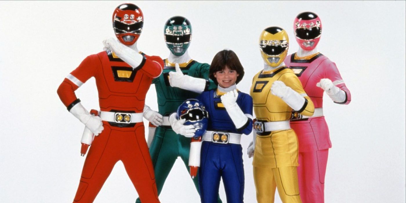 Red Ranger, Green Ranger, Blue Ranger, Yellow Ranger, Pink Ranger of Power Rangers Turbo