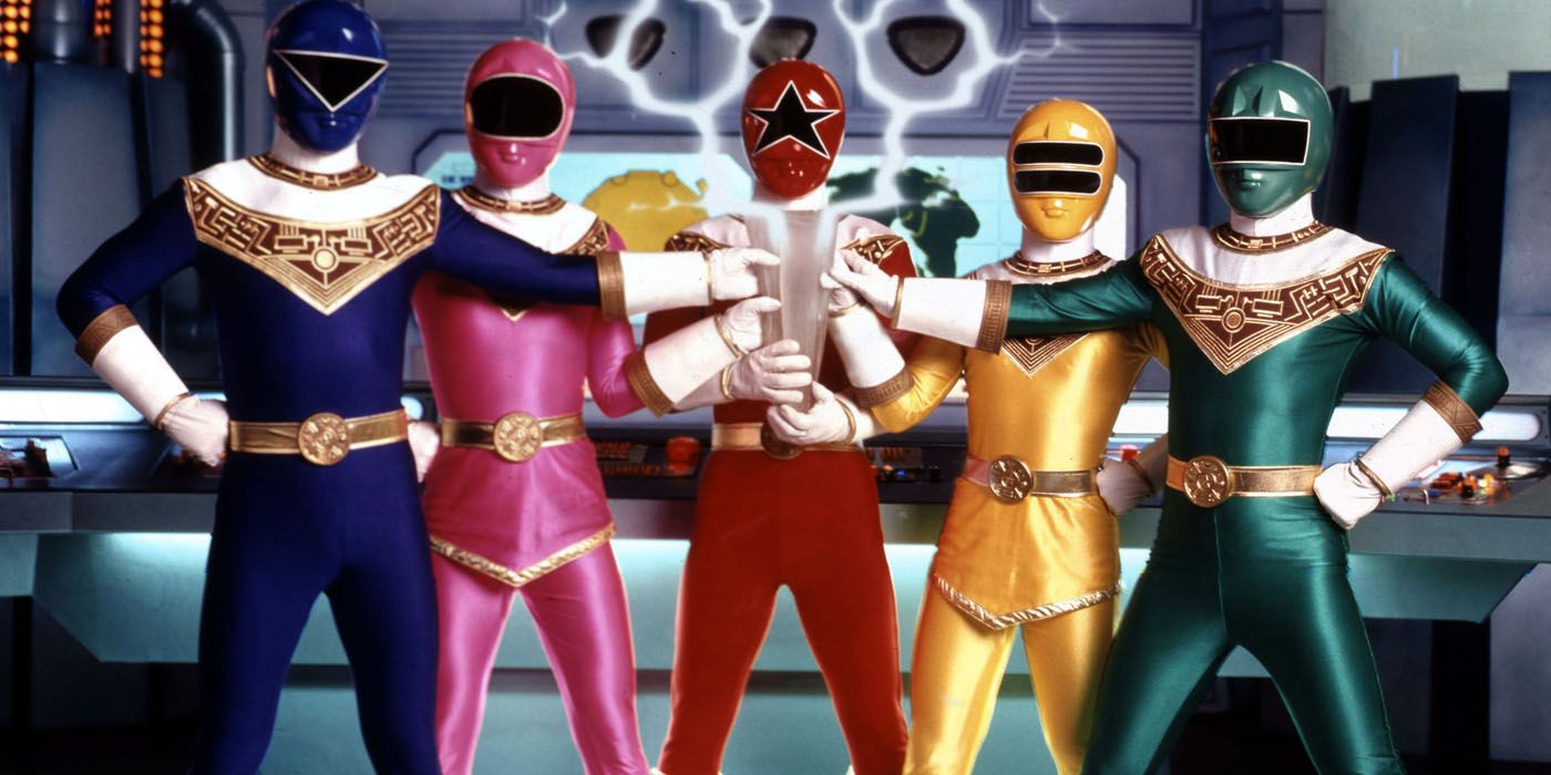 Blue Ranger, Pink Ranger, Red Ranger, Yellow Ranger, Green Ranger