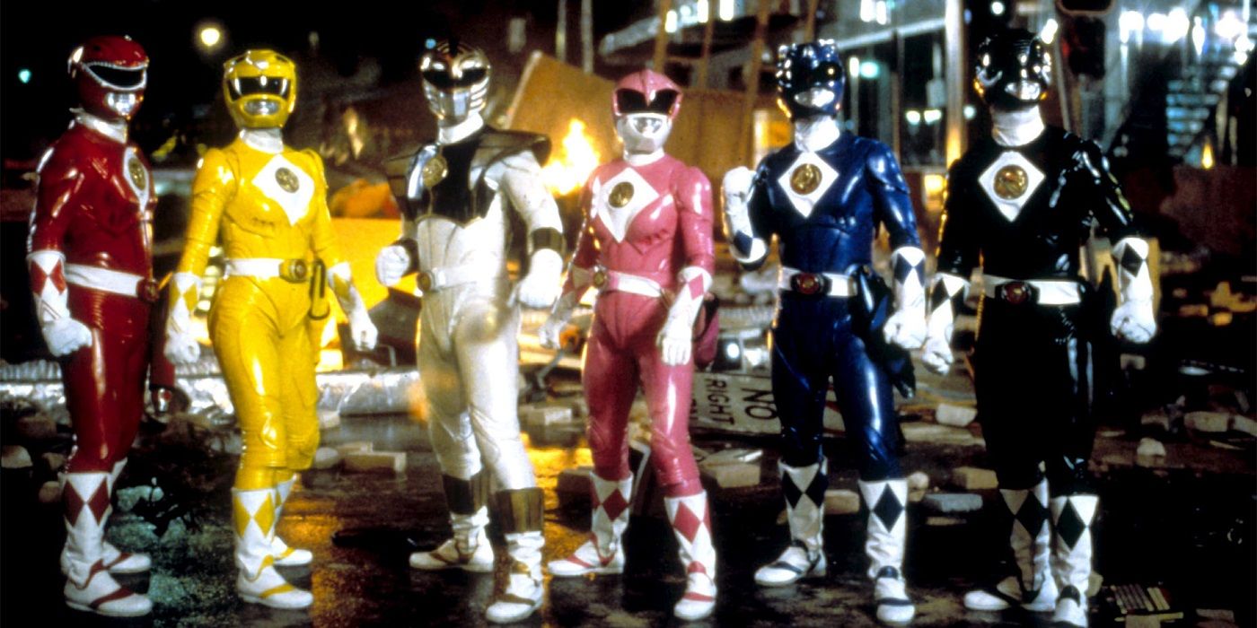Mighty Morphin Power Rangers from the Power Rangers first movie
