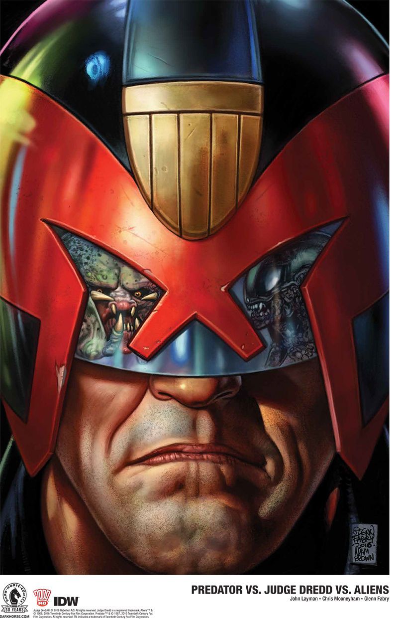 Predator vs. Judge Dredd vs. Aliens Comic Coming This Summer