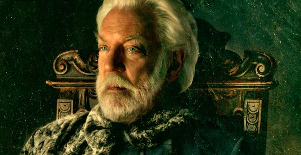 President Snow (Donald Sutherland) in Catching Fire Poster