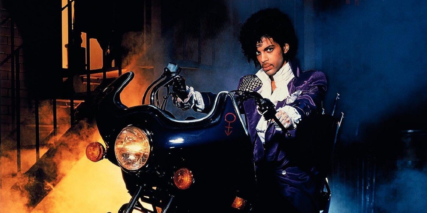 Prince in Purple Rain movie.