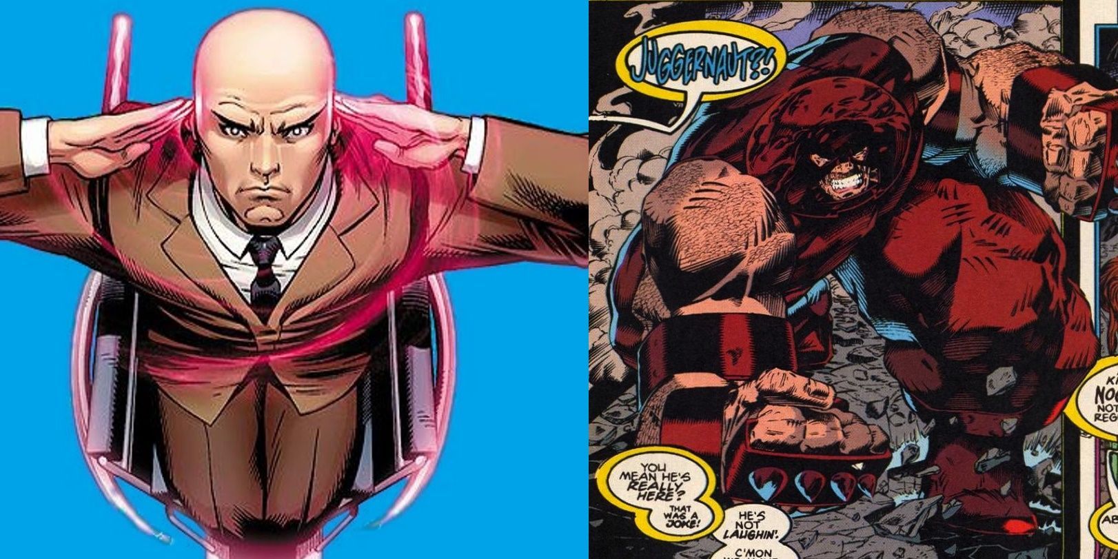 Professor X and The Juggernaut Marvel