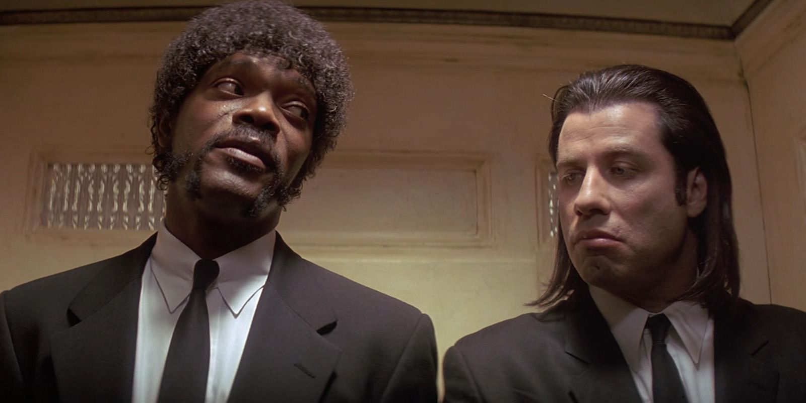 John Travolta and Samuel Jackson in Pulp Fiction