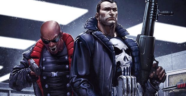 Punisher and Blade in Marvel Comics