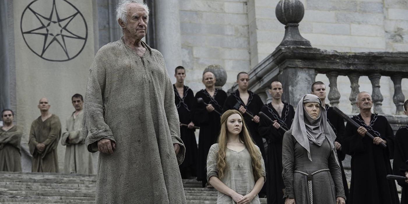 Queen Margaery and the High Sparrow in Game of Thrones
