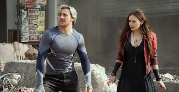 Quicksilver and Scarlet Witch in The Avengers Age of Ultron