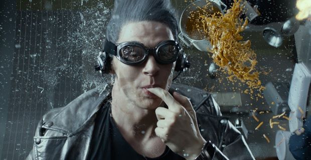 Quicksilver slow mo scene