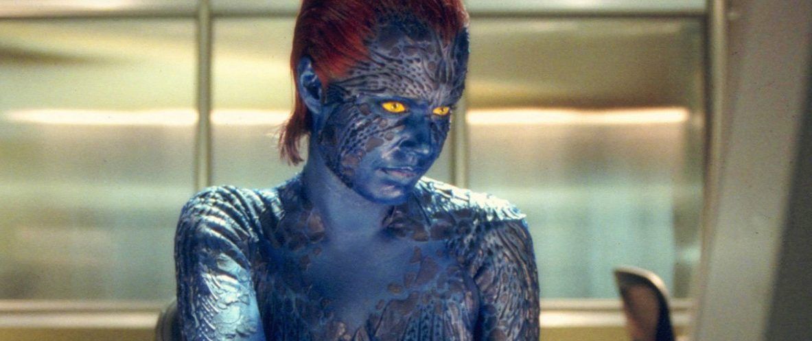 Rebecca Romajin as Mystique in X-Men