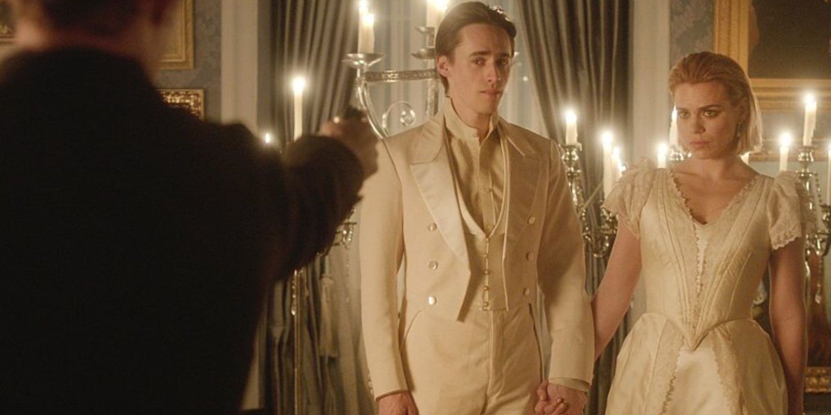 Reeve Carney and Billie Piper in Penny Dreadful Season 2 Episode 10