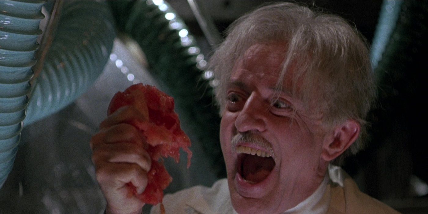 Return of the Killer Tomatoes scientist laughing