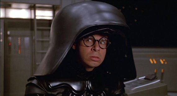 Rick Moranis as Dark Helmet in Spaceballs