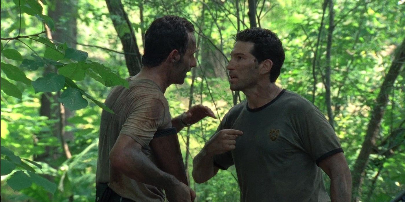 Rick vs Shane in The Walking Dead Season 2