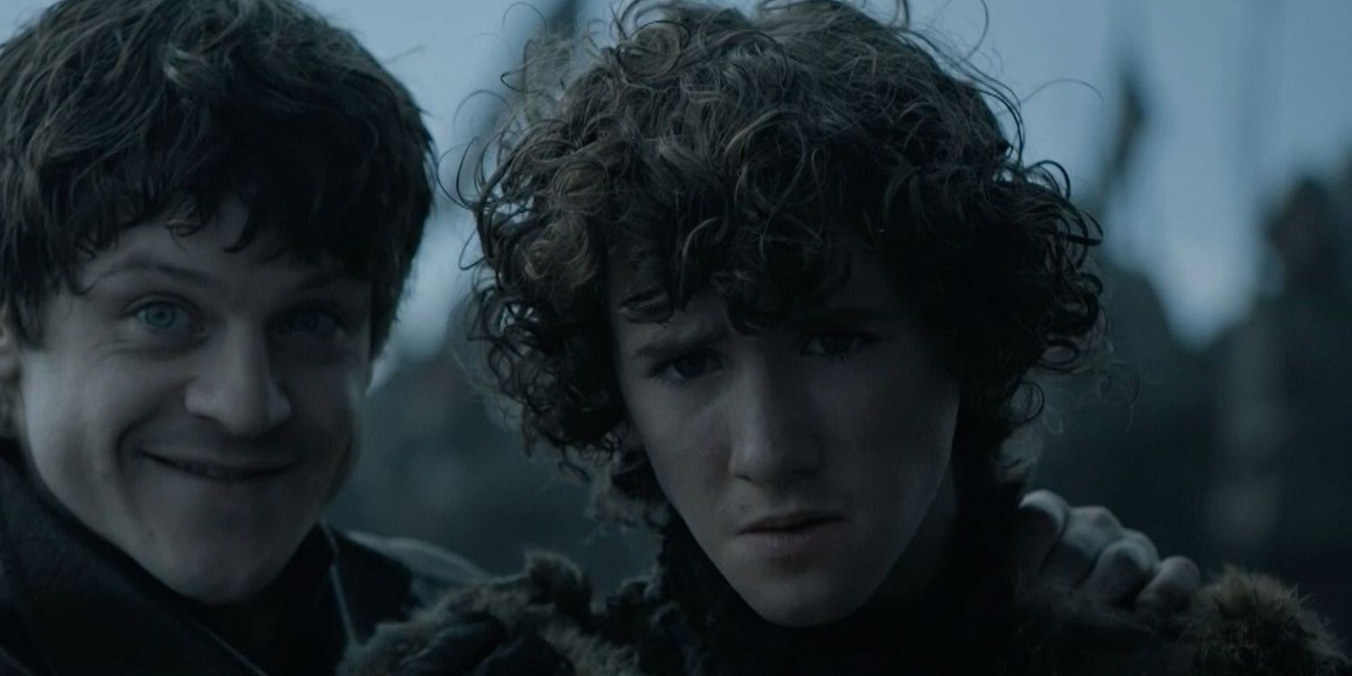 Rickon Stark and Ramsey Bolten in Game of Thrones