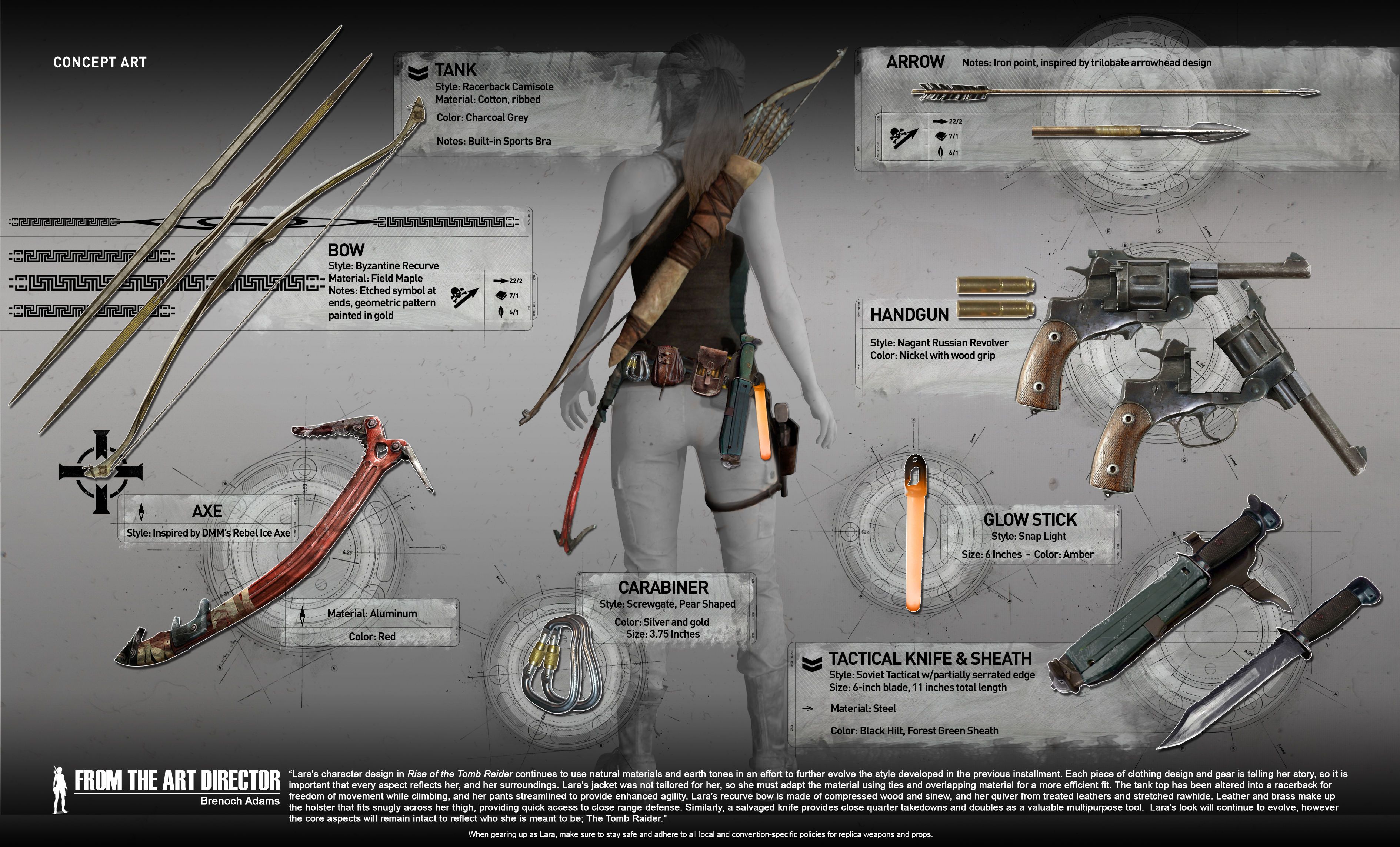 Rise of the Tomb Raider - Lara Croft Gear