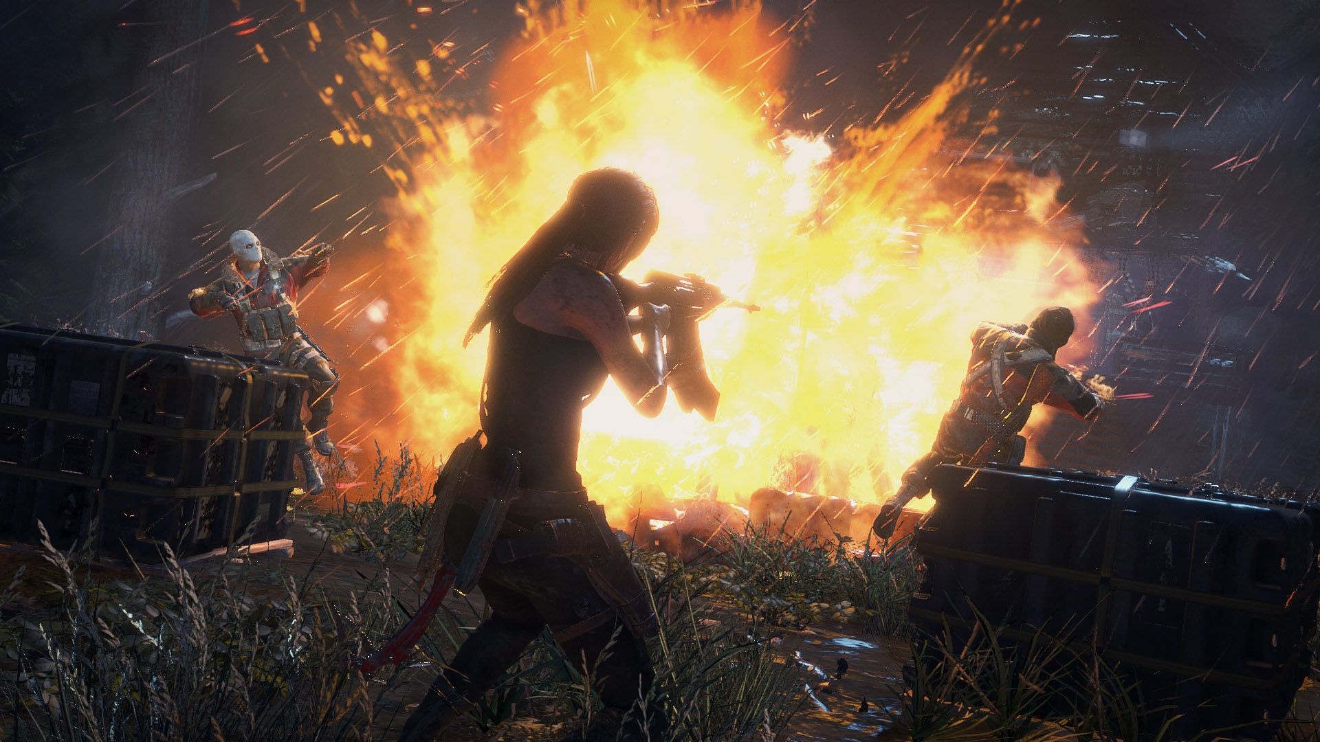Rise of the Tomb Raider Review Screenshot - Explosion
